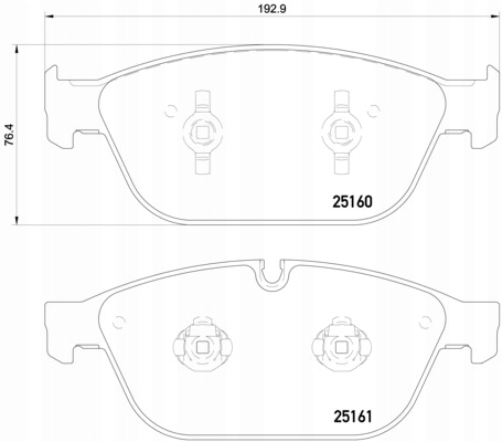 BREMBO SABOTS DE FREIN AVANT AUDI A8 D4 4H 10- SQ5 380MM photo 2 - milautoparts-fr.ukrlive.com