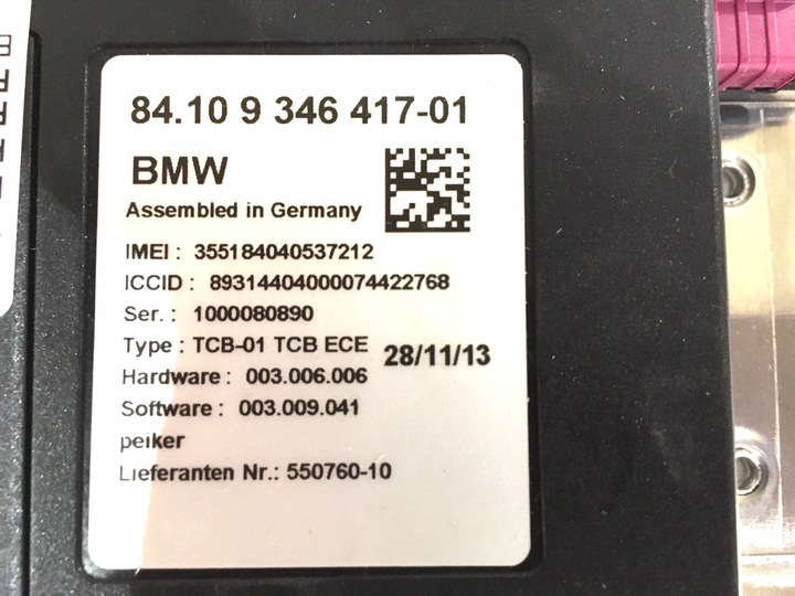 BMW X5 F15 X6 F16 MODULE BLOC DE CONTRÔLE TCB photo 2 - milautoparts-fr.ukrlive.com