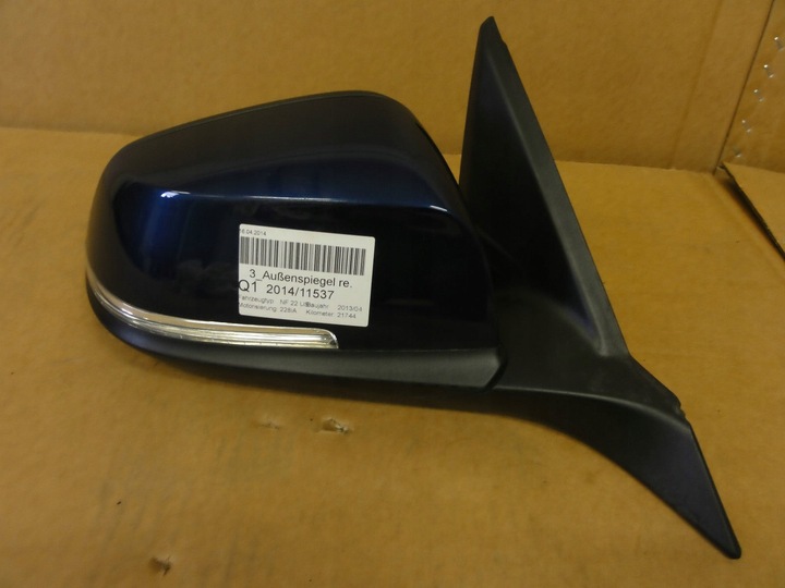 BMW 1' F21 2' F22 F23 MIRROR RIGHT photo 1 - milautoparts-fr.ukrlive.com