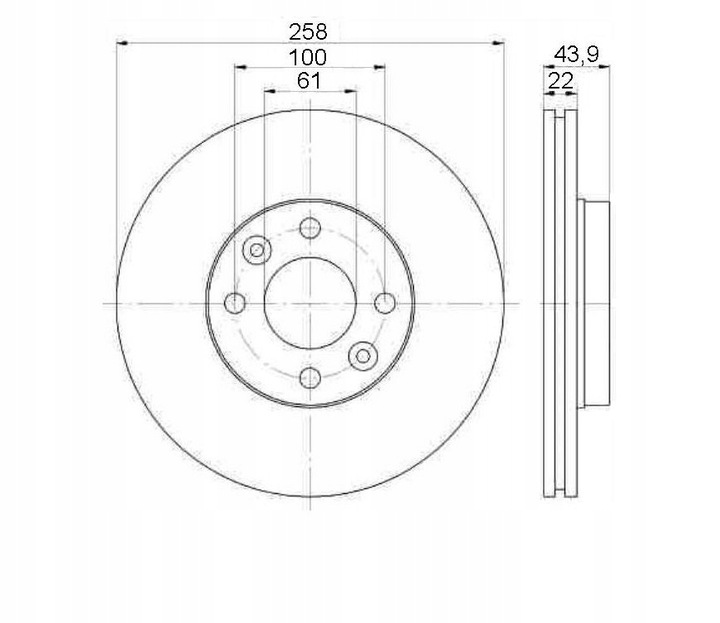 DISQUES MIKODA 1762 DACIA DOKKER LODGY 12R- AVANT photo 2 - milautoparts-fr.ukrlive.com