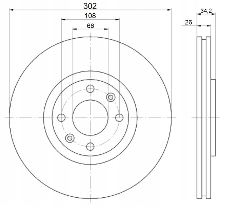 DISQUES MIKODA 0561 PEUGEOT 208 12R- AVANT 302MM . photo 2 - milautoparts-fr.ukrlive.com