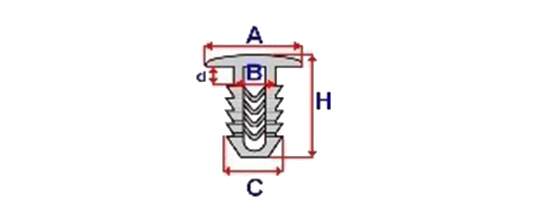 CLAMPS PINS WYCISZENIA HOOD ENGINE FIAT LANCIA photo 2 - milautoparts-fr.ukrlive.com