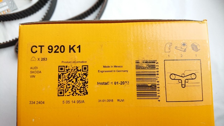 CONTINENTAL CT920K1 COMPLET DE COURROIE MÉCANISME DE DISTRUBUTION DE GAZ photo 5 - milautoparts-fr.ukrlive.com