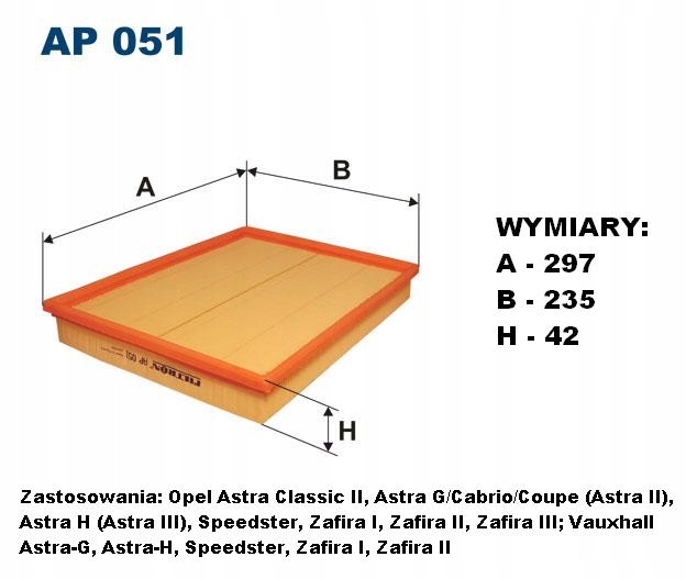 FILTRON AP 051 FILTRE D'AIR photo 15 - milautoparts-fr.ukrlive.com
