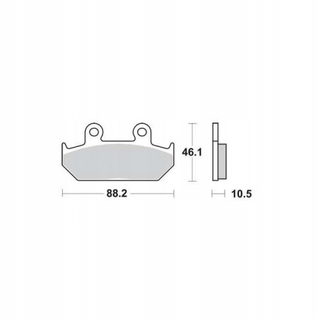 TRW LUCAS PLAQUETTES FREIN KH124 KH412 ORGANIC HONDA VT 600 SHADOW 89-93, X