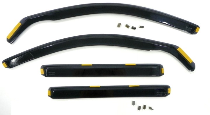 VW TOURAN I / II 2003-2015R SIDE-WINDOW DEFLECTORS DOOR HEKO photo 1 - milautoparts-fr.ukrlive.com