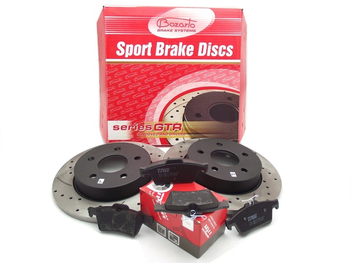 DISCS WIERCONE NACINANE BOZARTO 265MM PADS TRW FORD FOCUS II C-MAX REAR photo 1 - milautoparts-fr.ukrlive.com