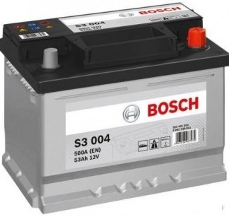 Аккумулятор bosch s3 0092s30041 s3 53ah 500a доставка замена lodz, Цена