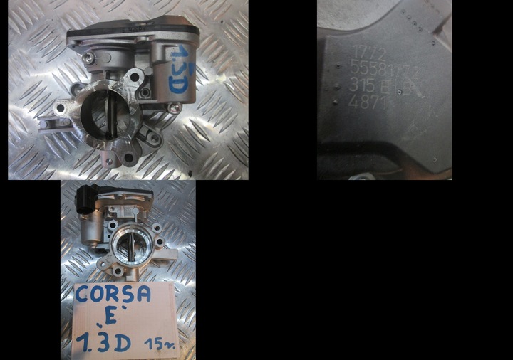 Дроссельная заслонка opel corsa e 1.3 cdti 55581772, Цена
