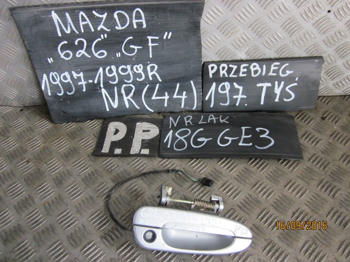 Ручка передний правый mazda 626 97-99r 18gge3, Цена