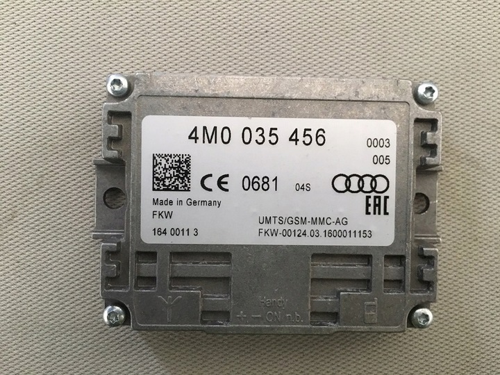 Audi q7 4m ii 15- підсилювач антенний 4m0035456, Ціна