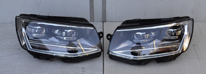 фото №1, Лампы фары vw t6 передний рестайлинг полный led комплектные 7e1941036a 7e1941035a