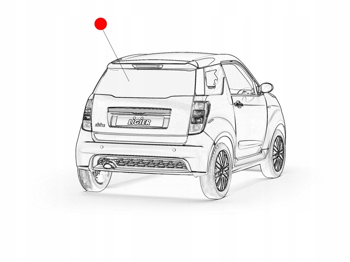 фото №1, Стекло зад задняя крышка ligier js50 оригинал