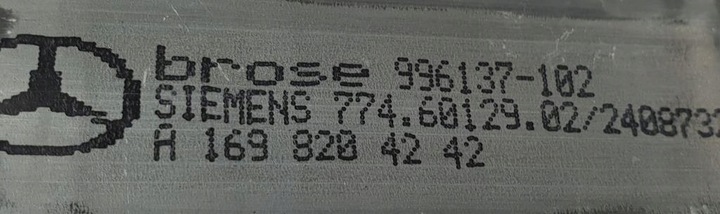 фото №7, Моторчик стёкла правые перед w169 a1698204242