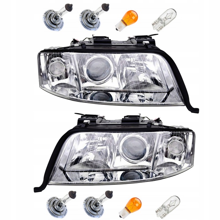 фото №4, Audi a6 c5 01-05 фара левый 4b0941003bj h7+h7