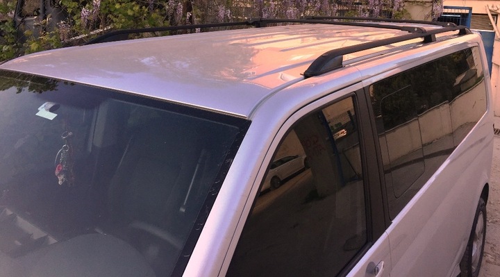 фото №9, Vw t5 t6 l1 короткий рейлинги крышные багажник прочный прочный серебристый