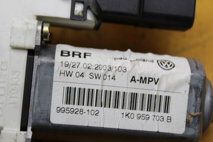 фото №8, Двигунчик скло лівий зад vw touran 1k0959704b