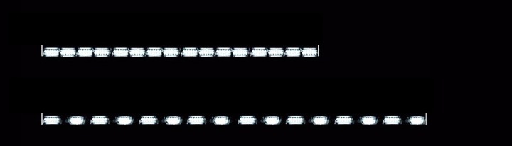 фото №10, Світла денні drl led шлейф стрічка płynący динамічний поворотник 50-70