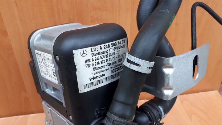 фото №7, Вебасто mercedes a2465001498 w246 w176 evo дизель