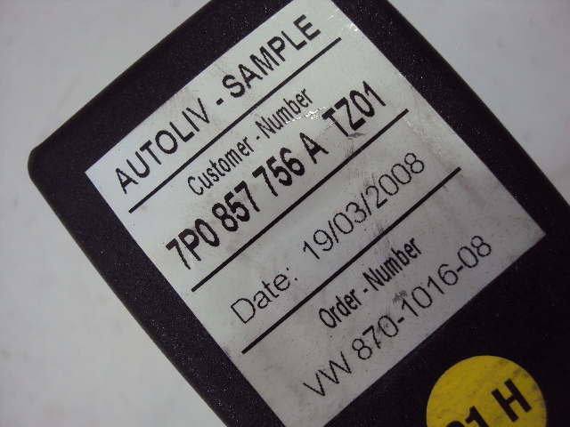 фото №3, Застібка ременя vw touareg cayenne q7 7p0