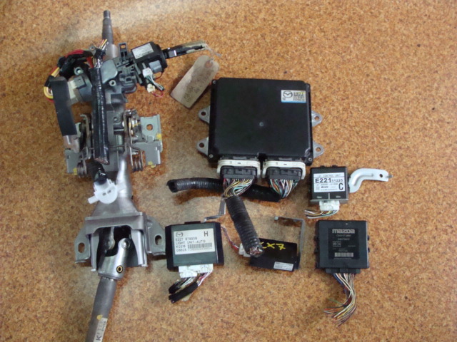 фото №1, Mazda cx7 08r компьютер замок зажигания ключ 2,3t