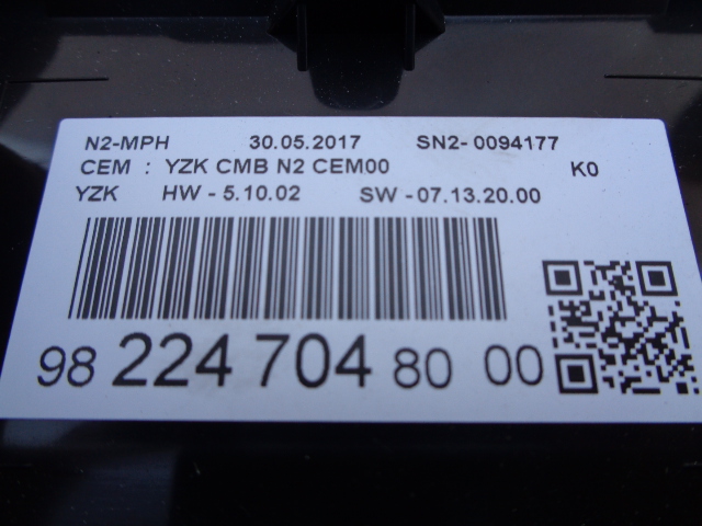 фото №3, Jumpy expert proace спидометр приборы 9822470480 ang