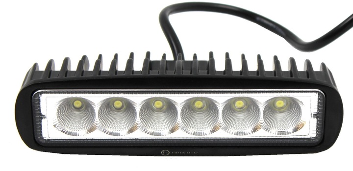 фото №2, Лампа рабочая 6 led панель rozproszony 18w ce homol
