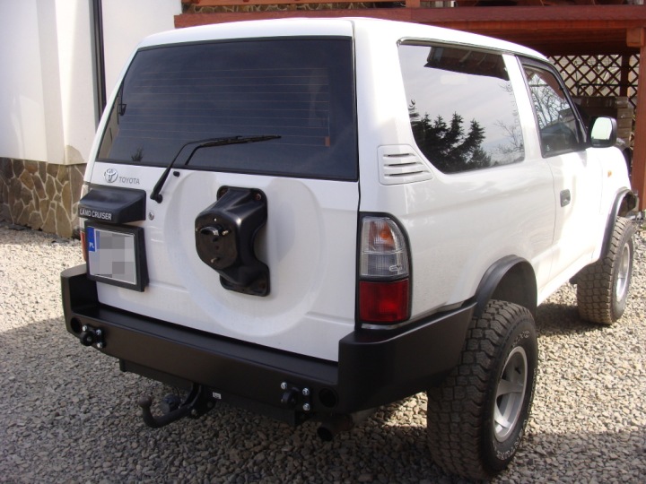 фото №11, Задній бампер toyota land cruiser 90 сталевий