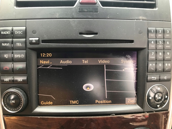 фото №1, Mercedes b класс w245 радио большая навигация команд