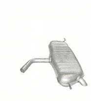 фото №1, Глушитель конечный vw golf v+golf v plus poj.1,4fsi