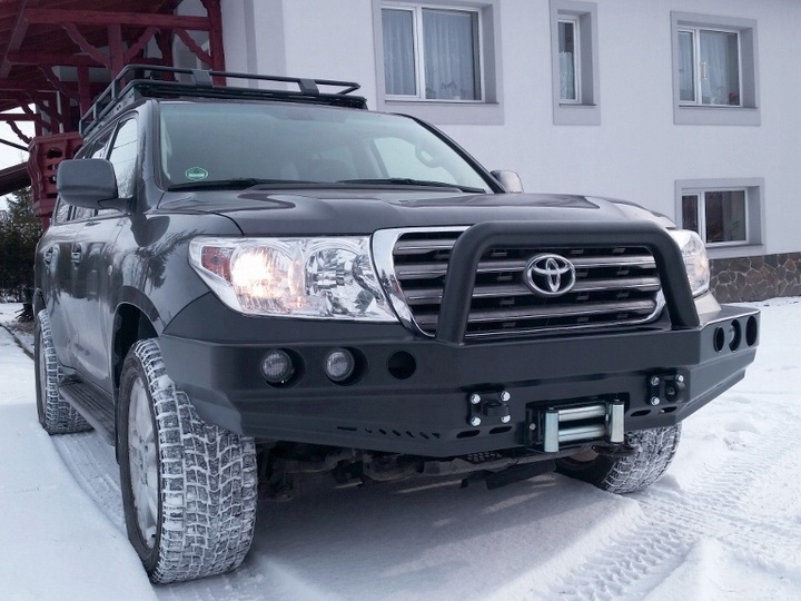 фото №15, Toyota land cruiser 200 бампер + багажник сталевий