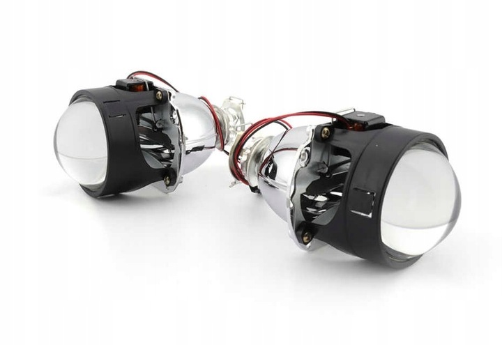 фото №14, 2x линзы h1 h4 h7 2.5 набор линз bi ксенон bi-xenon bi-halogen hid