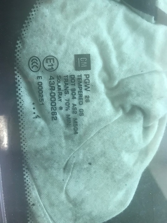 фото №2, Opel zafira c стекло кузовная правая хром