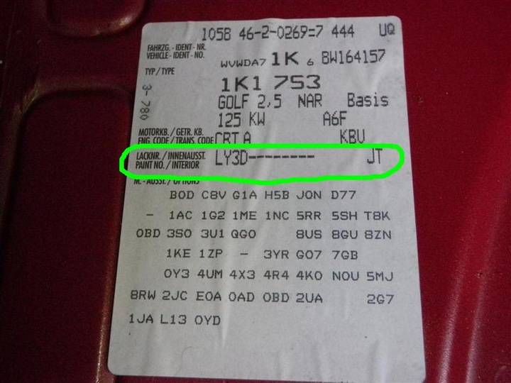 фото №11, Крило праві do vw golf 5 03-09 ly3d кожний колір