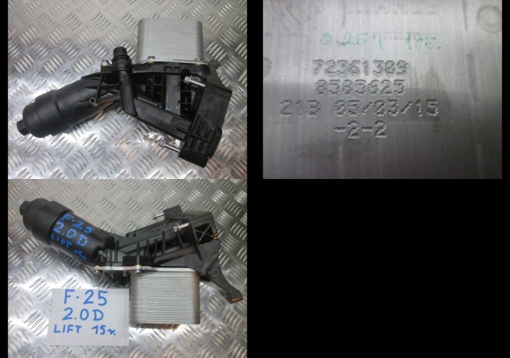 oil filter holder BMW X3 F25 2,0D 15r 72361309