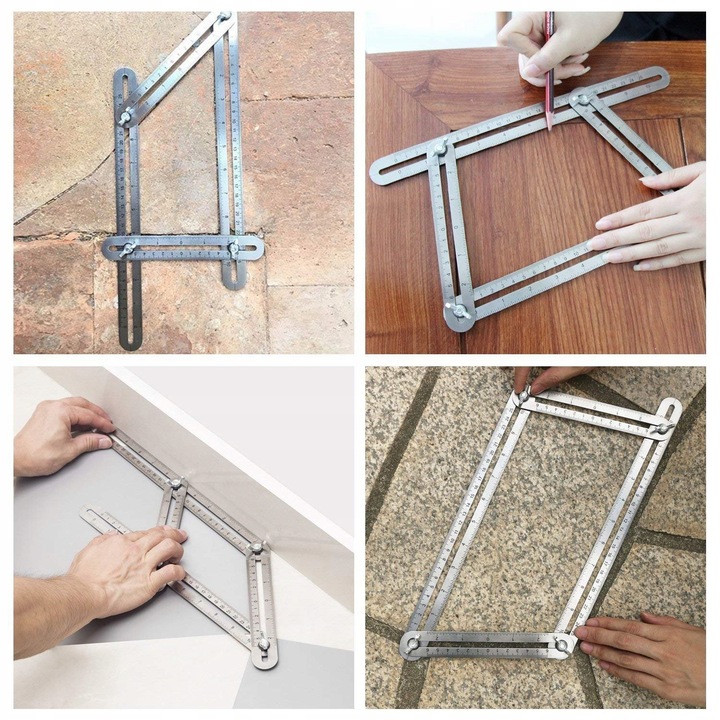 Templater Kątownik Regulowany Angle-Izer Stalowy