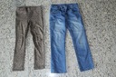 Zdjęcie oferty: H&M C&A spodnie 2 pary r.128 panterka