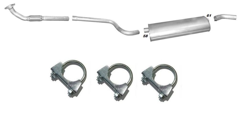 Купить Renault mascott 2.8 dci 1998-2004 система выпускной