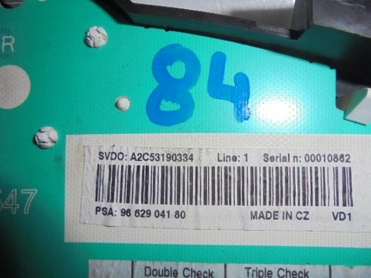 фото №4, Peugeot 207 лічильник прилади 9662904180 anglia