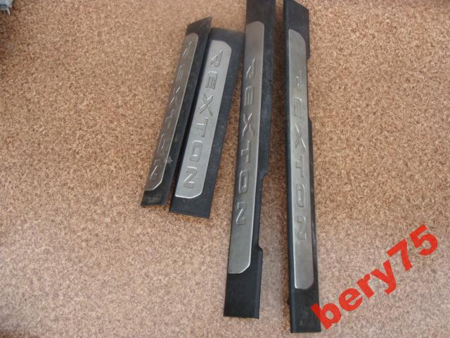 фото №1, Ssang yong rexton 04r молдинг поріг комплект хром