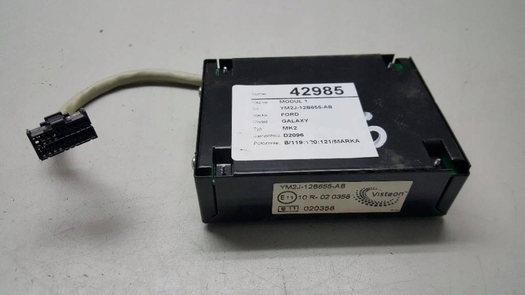 фото №7, Контролер мультимедійний модуль ford galaxy mk2 europa