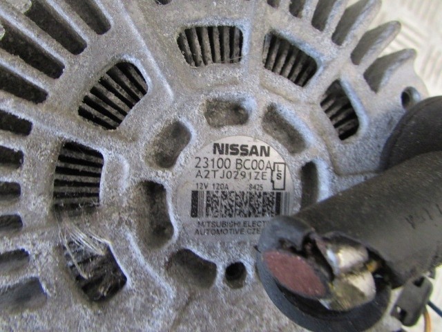 фото №4, Генератор nissan qashqai j10 1.6 08r