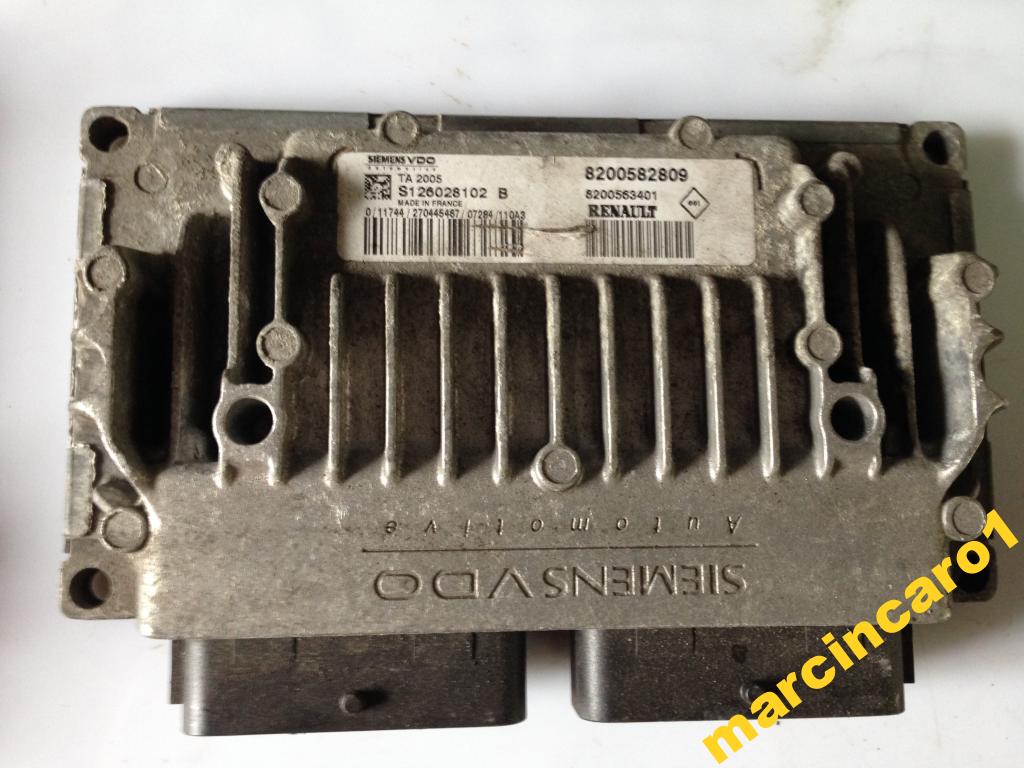 фото №1, Блок управления коробки передач renault 1.6 s126028102b