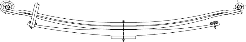 фото №1, Ресора ресори man 12 14 задня 3p
