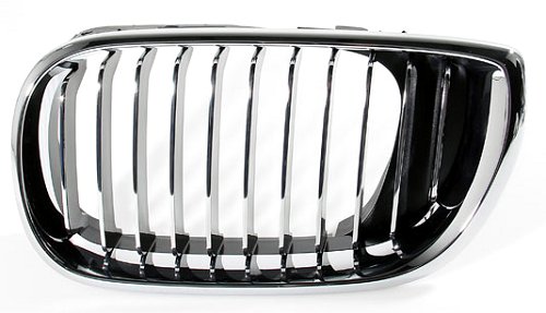 фото №1, Решётка радиатора решётка решётка радиатора решётка радиатора bmw 3 e46 01- левая хром