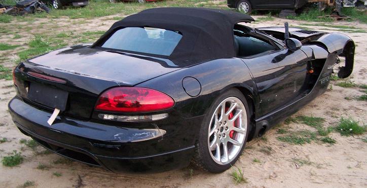 фото №1, Dodge viper cabrio srt-10 2005 дах