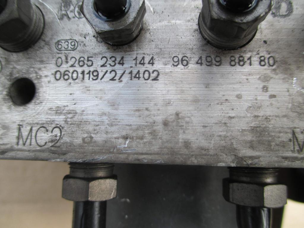 фото №2, Насос abs citroen c4 04r- benz. 0265234144