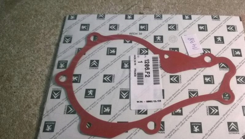 фото №6, Прокладка насоса wody peugeot 407 307 206 1206f2