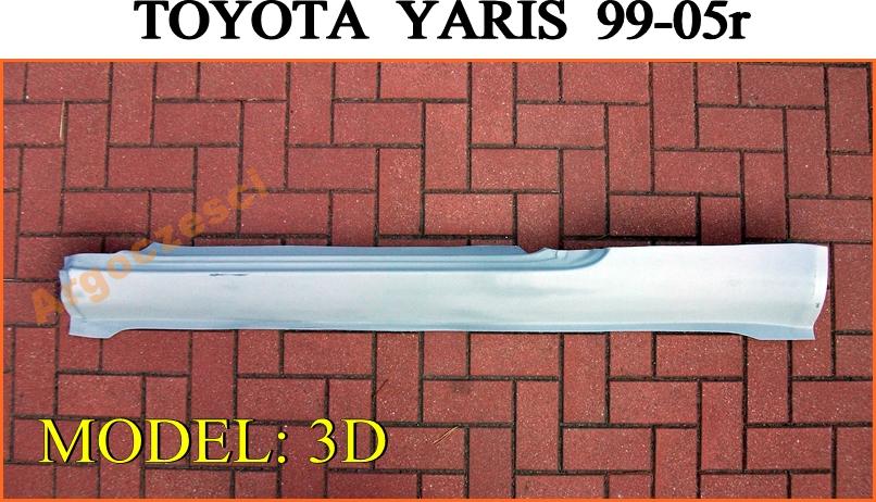 фото №2, Toyota yaris 99-05 3-двері поріг пороги новий лівий