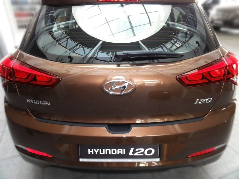 фото №3, Накладка защита молдинг бампера hyundai i20 14-18